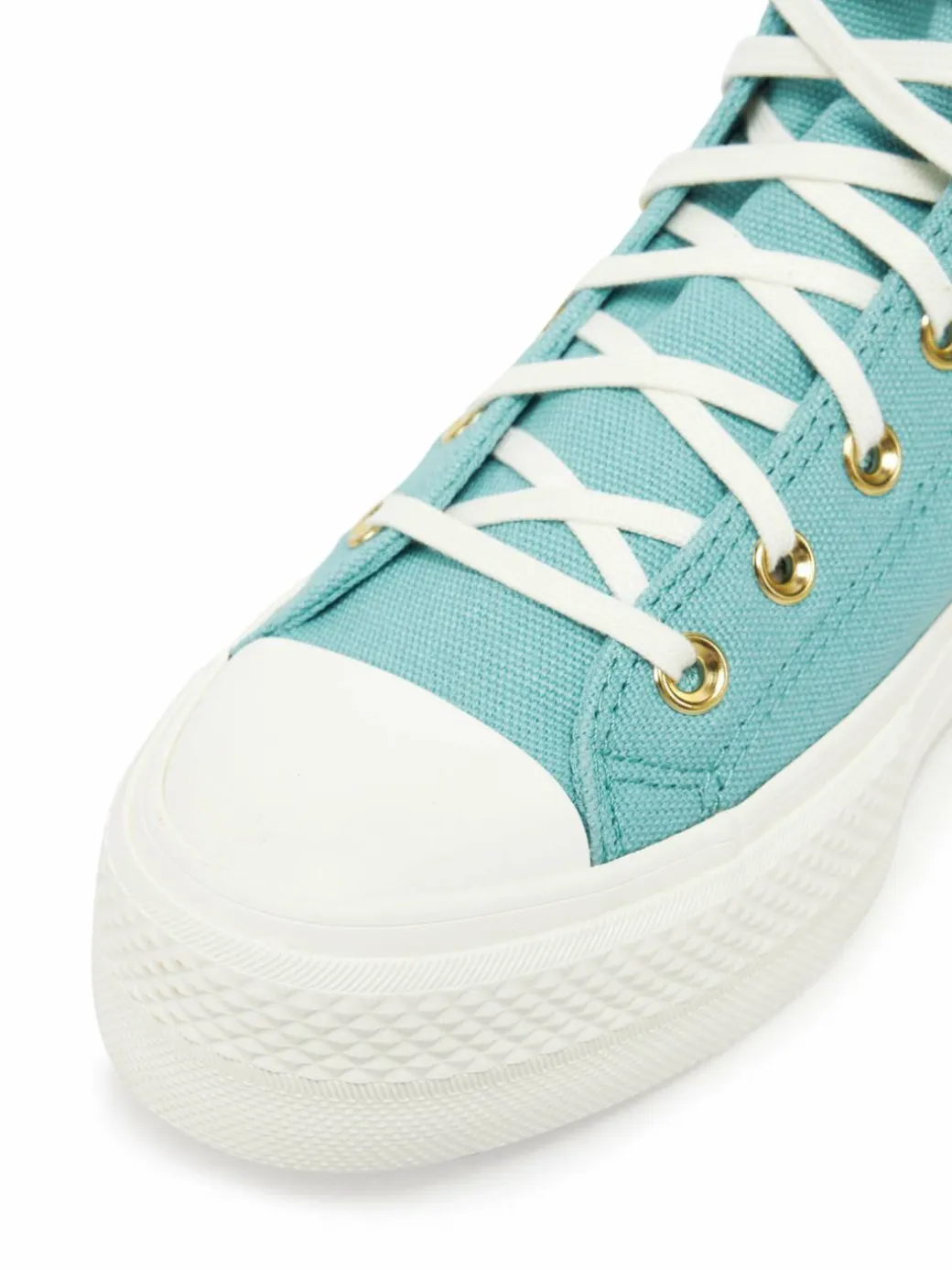 Scarpe da ginnastica Chuck Taylor All Star Lift Platform Gold A11495C Turchese