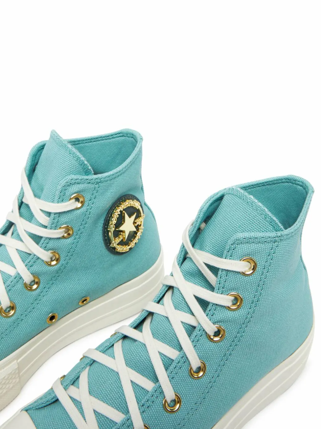 Scarpe da ginnastica Chuck Taylor All Star Lift Platform Gold A11495C Turchese