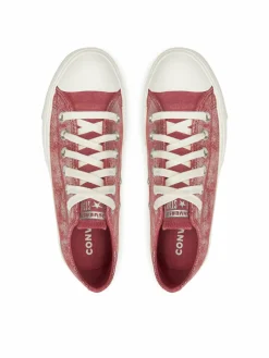 Scarpe da ginnastica Chuck Taylor All Star Lift Platform Suede Shimmer A11634C Rosa