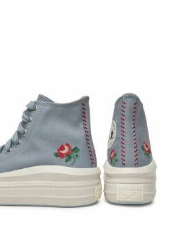 Scarpe da ginnastica Chuck Taylor All Star Move Platform Rose A12571C Grigio