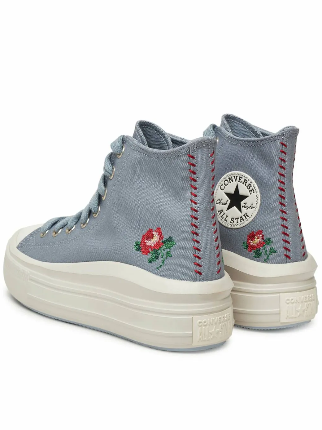 Scarpe da ginnastica Chuck Taylor All Star Move Platform Rose A12571C Grigio