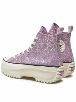 Scarpe da ginnastica Run Star Hike Platform Glitter A10096C Rosa