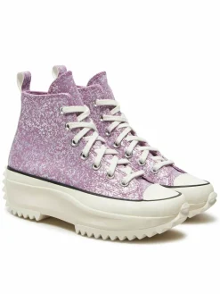 Scarpe da ginnastica Run Star Hike Platform Glitter A10096C Rosa