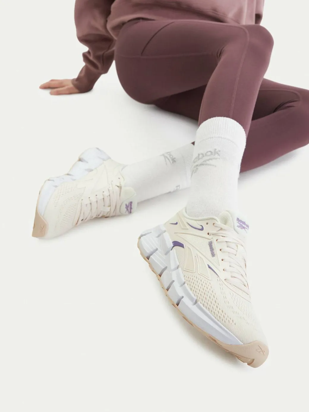 Scarpe running EO-ZIG DYNAMICA 6 100244513 Écru