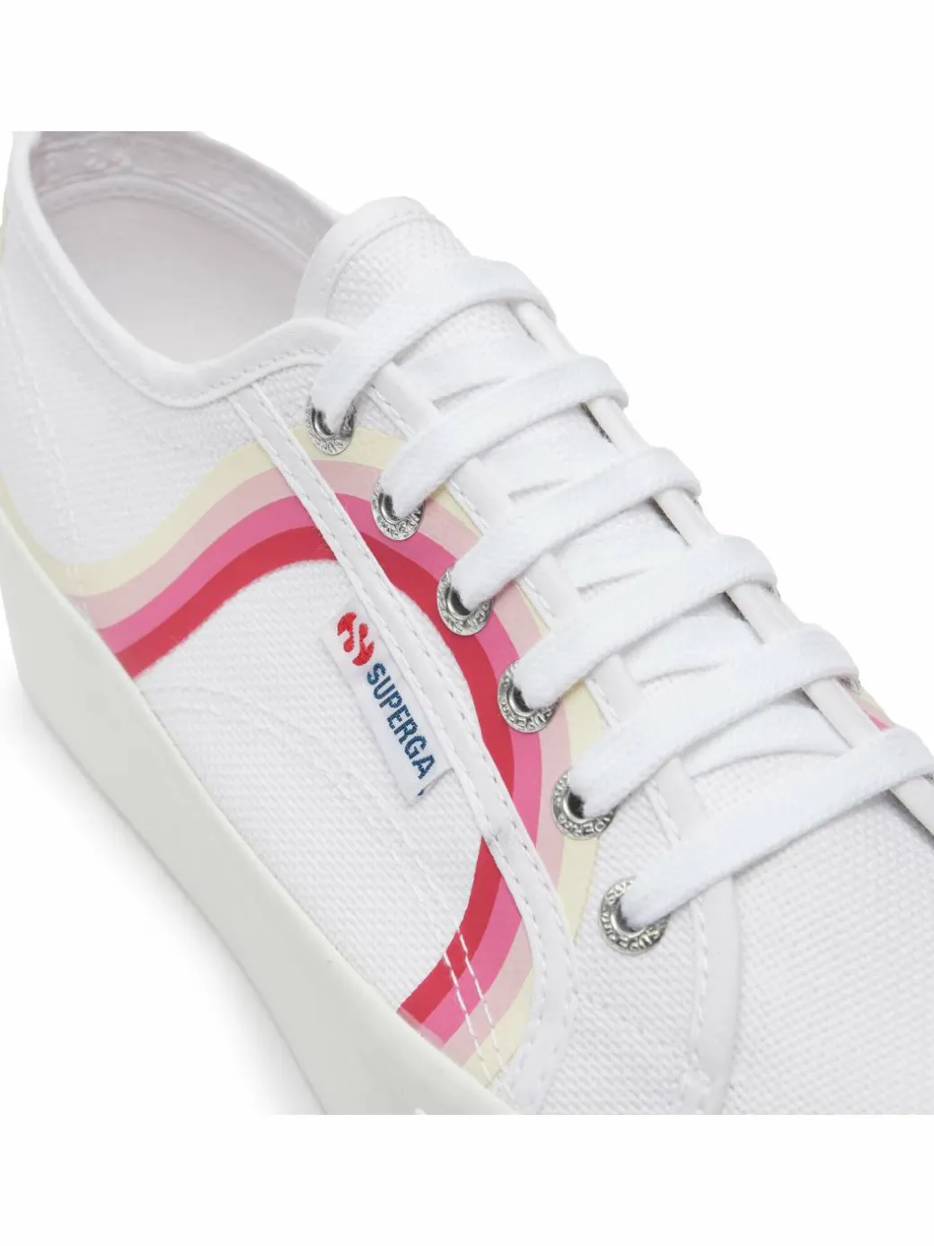 Scarpe sportive Round Stripes 2790 S4128TW Bianco