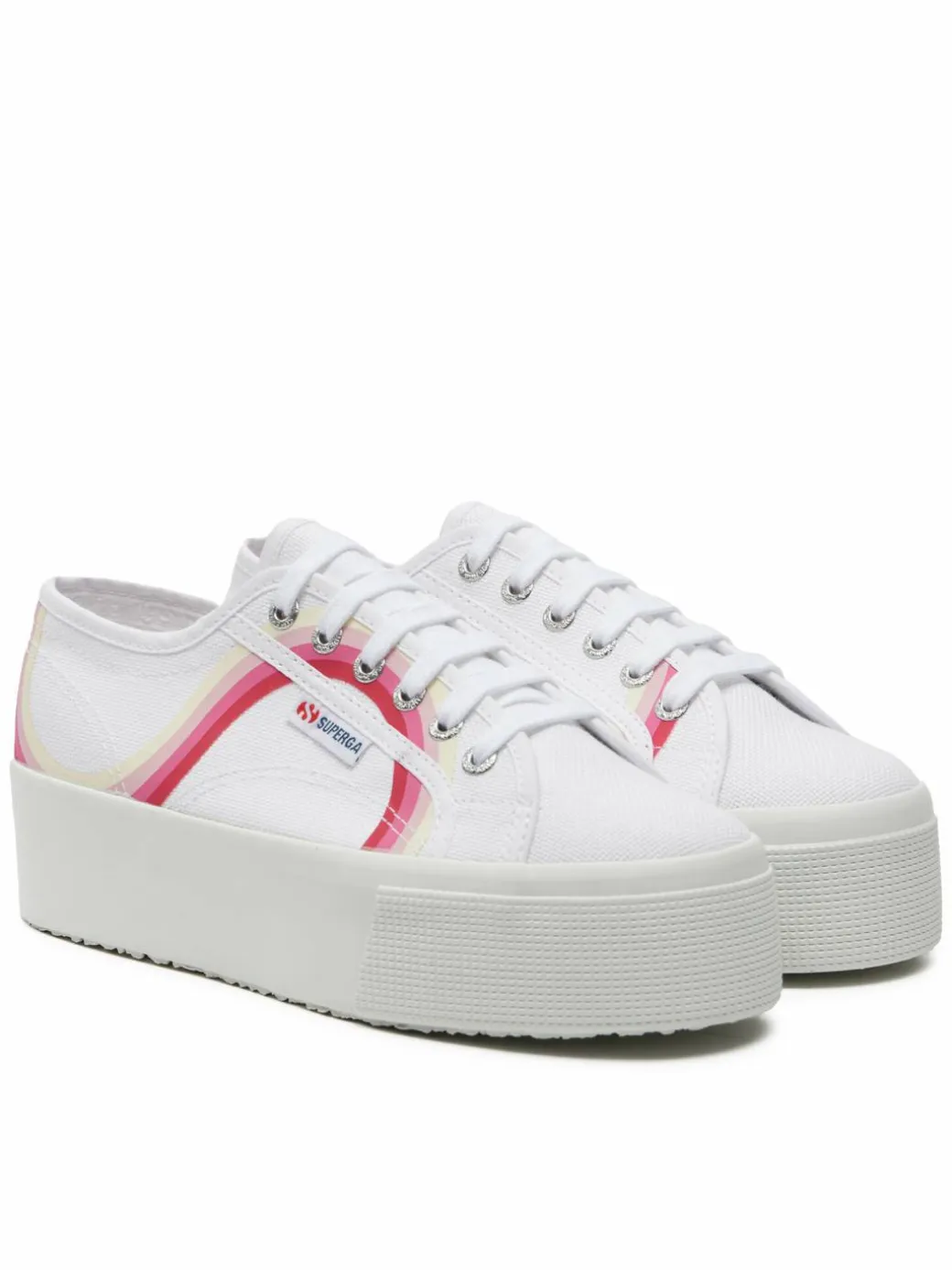 Scarpe sportive Round Stripes 2790 S4128TW Bianco