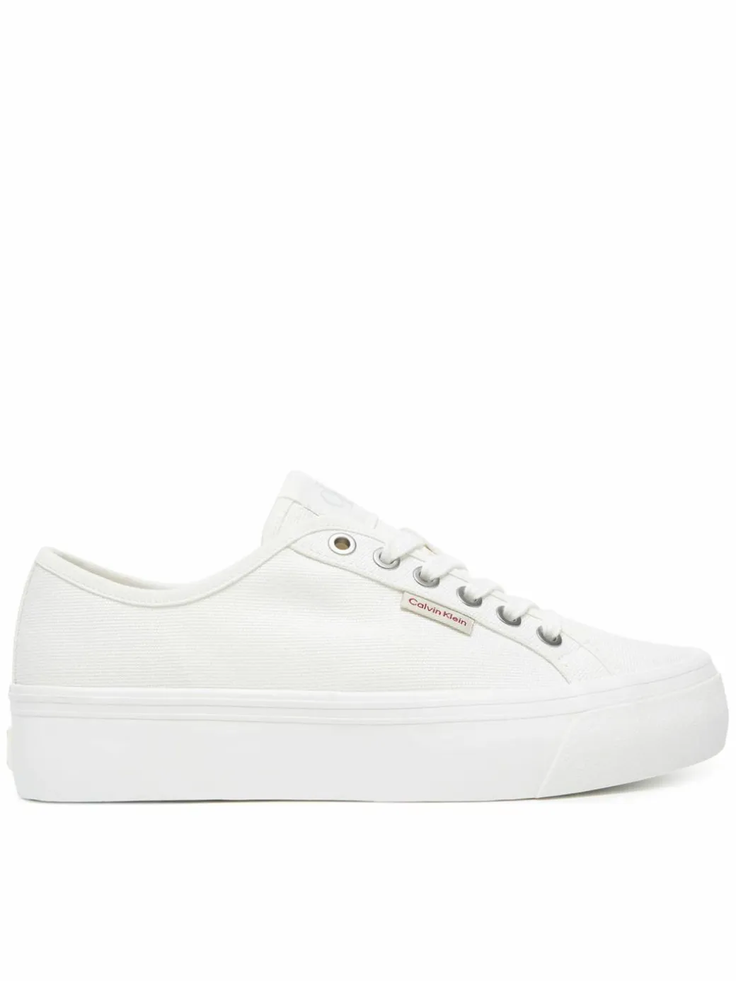 Scarpe sportive Vulc Flatform Ctn Logo Tag YW0YW01838 Bianco