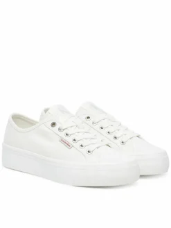 Scarpe sportive Vulc Flatform Ctn Logo Tag YW0YW01838 Bianco