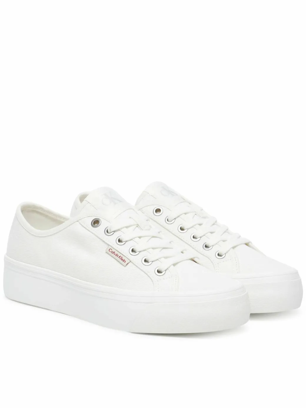 Scarpe sportive Vulc Flatform Ctn Logo Tag YW0YW01838 Bianco