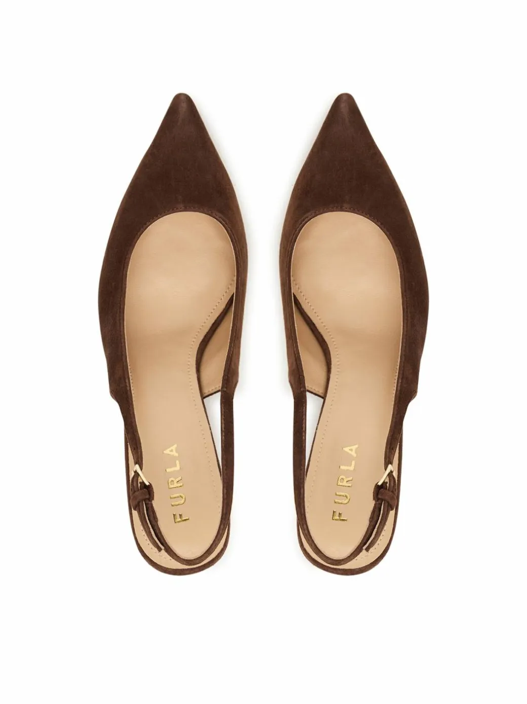 Scarpe stiletto Aria Slingback YL591FA C10000 CN 2460S Marrone