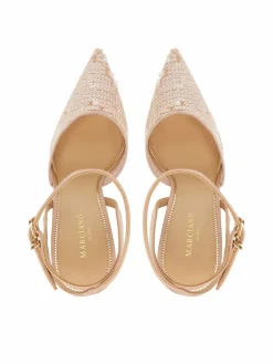 Scarpe stiletto 5BGZ48 7423A Beige