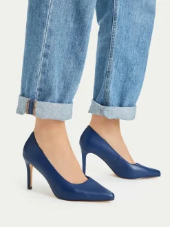 Scarpe stiletto CEO-WS1619-02 Blu scuro