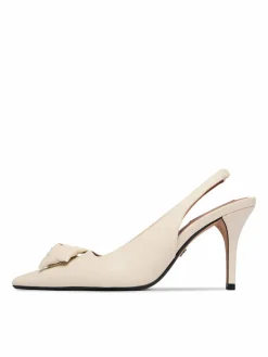 Scarpe stiletto EO-C6030-1 Crema