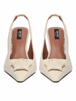 Scarpe stiletto EO-C6030-1 Crema