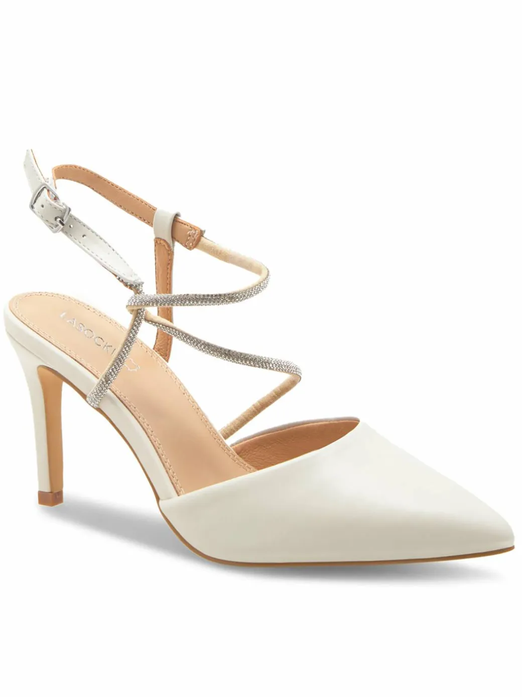 Scarpe stiletto FEBI WFA1619-13Z Bianco