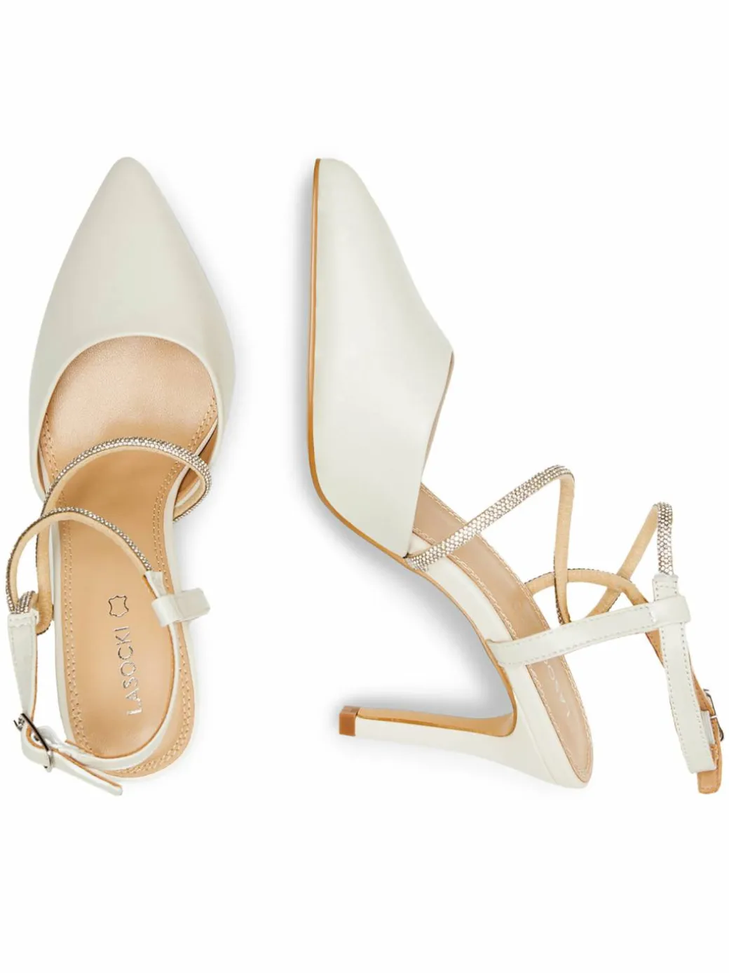 Scarpe stiletto FEBI WFA1619-13Z Bianco