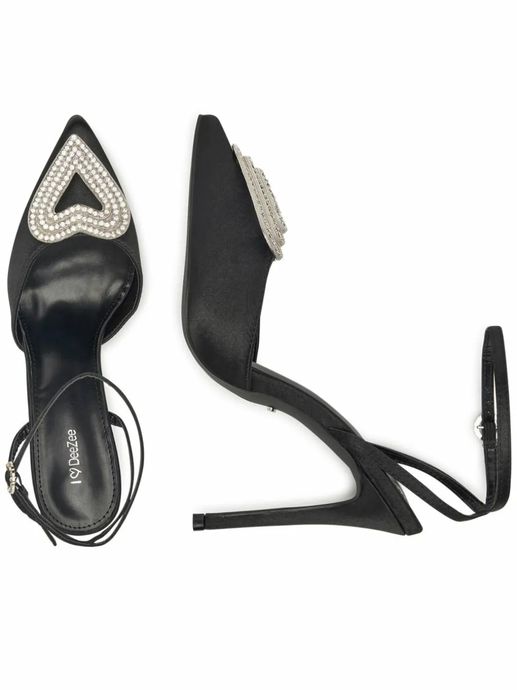 Scarpe stiletto H85269-32 Nero