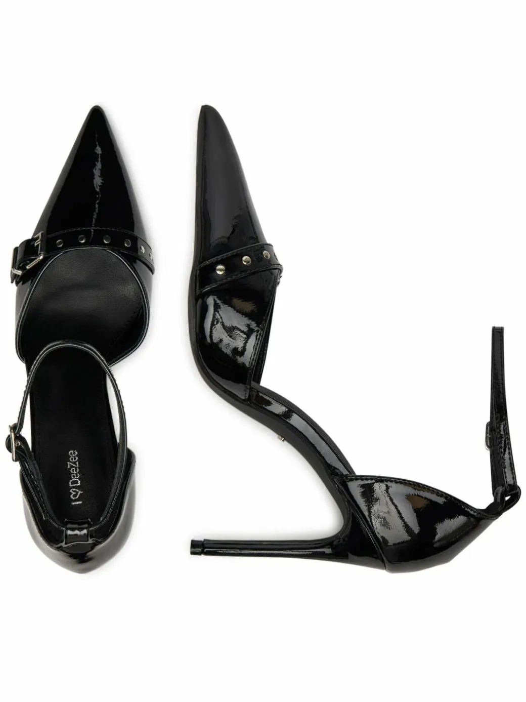 Scarpe stiletto Q93079-17 Nero
