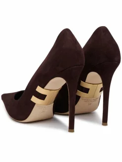 Scarpe stiletto SA-16L-62E2-V590 Marrone scuro