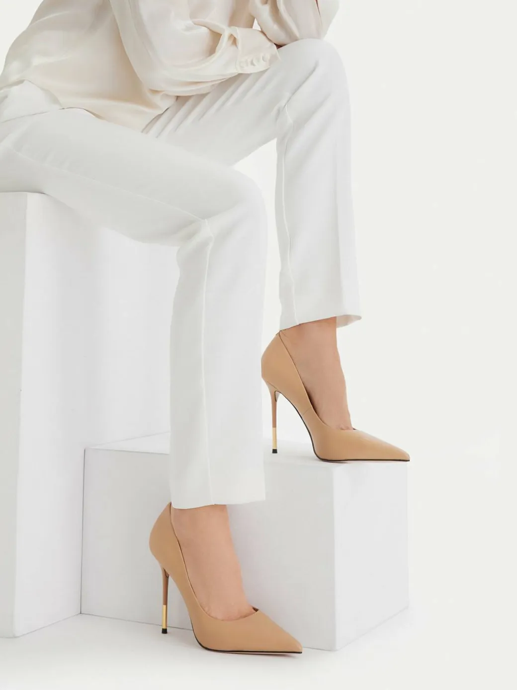 Scarpe stiletto THYME-LT934-35 Beige