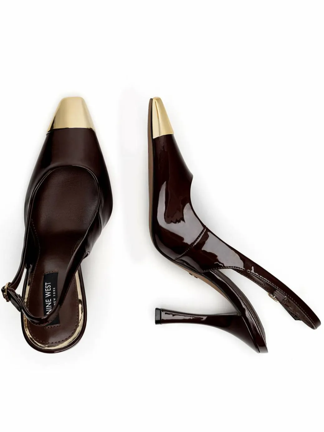 Scarpe stiletto WFA3376-1 Marrone