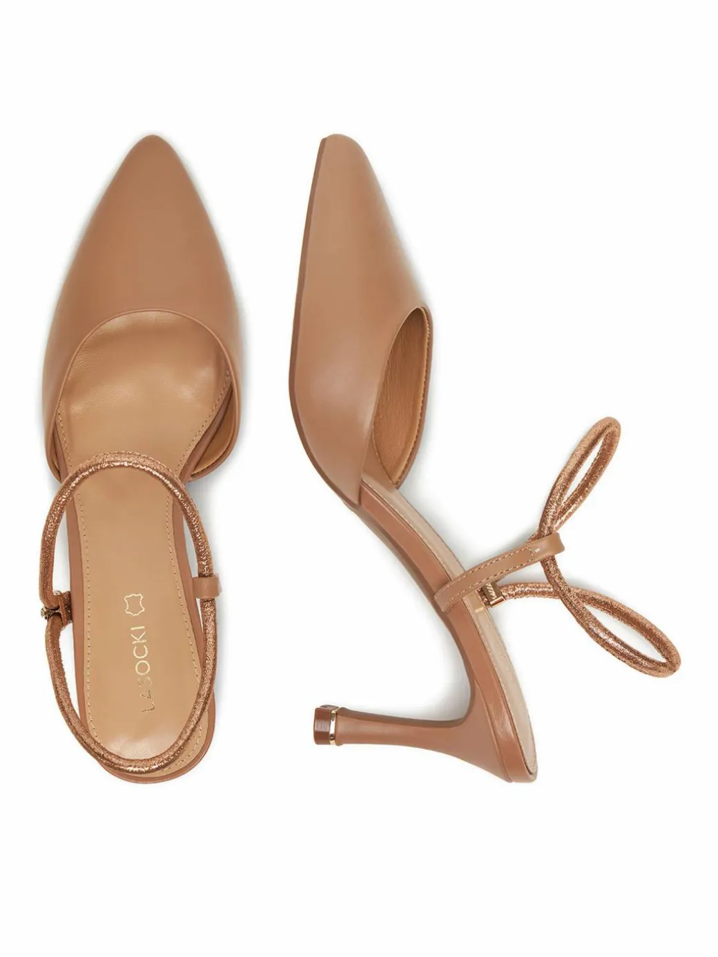 Scarpe stiletto WYL3794-6Z Beige