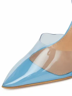 Scarpe stiletto ZALHT-02 BLUE PU Trasparente