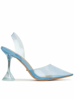 Scarpe stiletto ZALHT-02 BLUE PU Trasparente