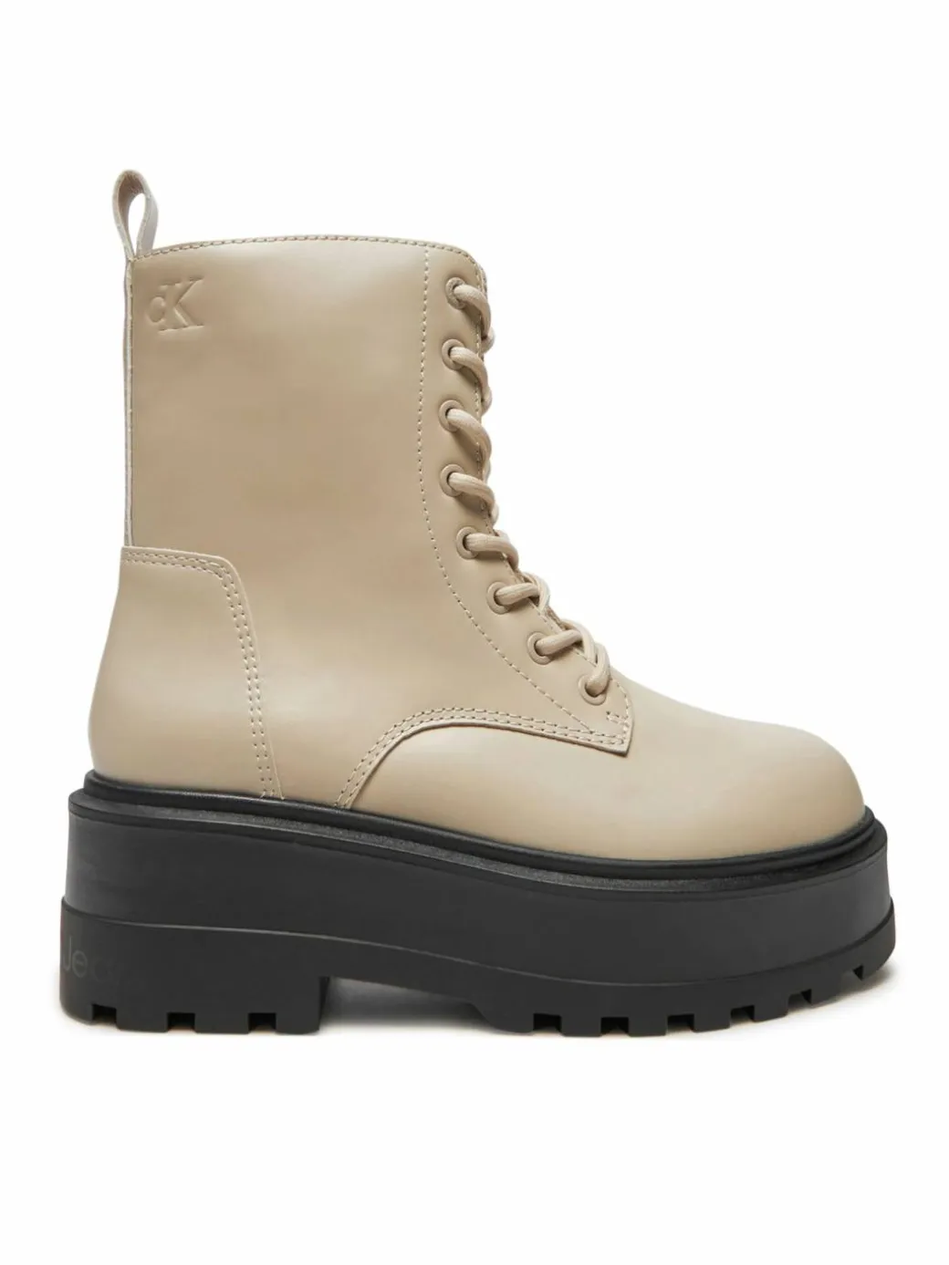 Scarponcini Flatform YW0YW01535 Beige