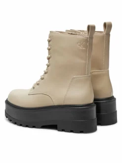 Scarponcini Flatform YW0YW01535 Beige