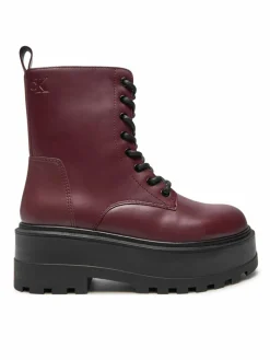 Scarponcini Flatform YW0YW01535 Bordeaux