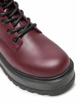 Scarponcini Flatform YW0YW01535 Bordeaux