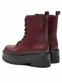 Scarponcini Flatform YW0YW01535 Bordeaux