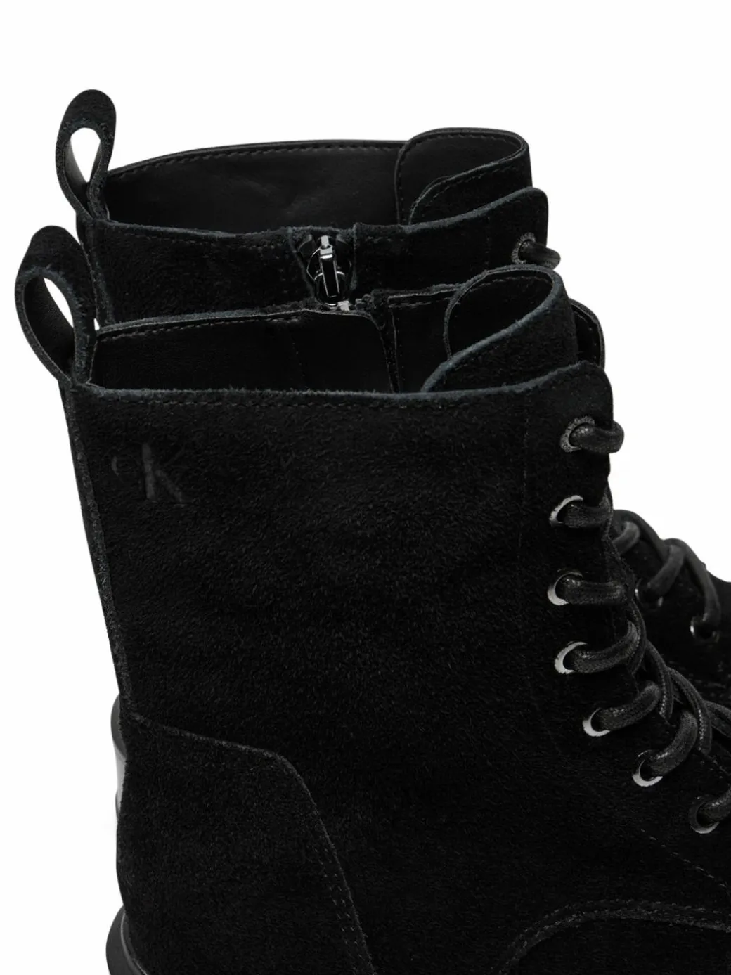 Scarponcini Flatform Zip Laceup Mg S YW0YW01554 Nero
