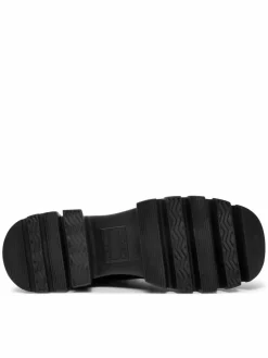 Scarponcini Tjw Chunky Lace Up Boot Mix Mat EN0EN02554 Nero