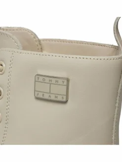 Scarponcini Tjw Chunky Leather Boot EN0EN02503 Beige