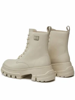 Scarponcini Tjw Chunky Leather Boot EN0EN02503 Beige