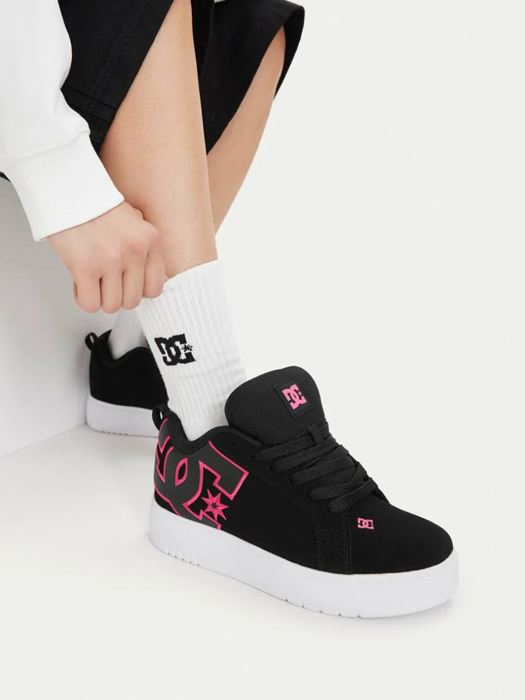 Sneakers CEO-COURT GRAFFIK PLATFORM DC02422001 Nero