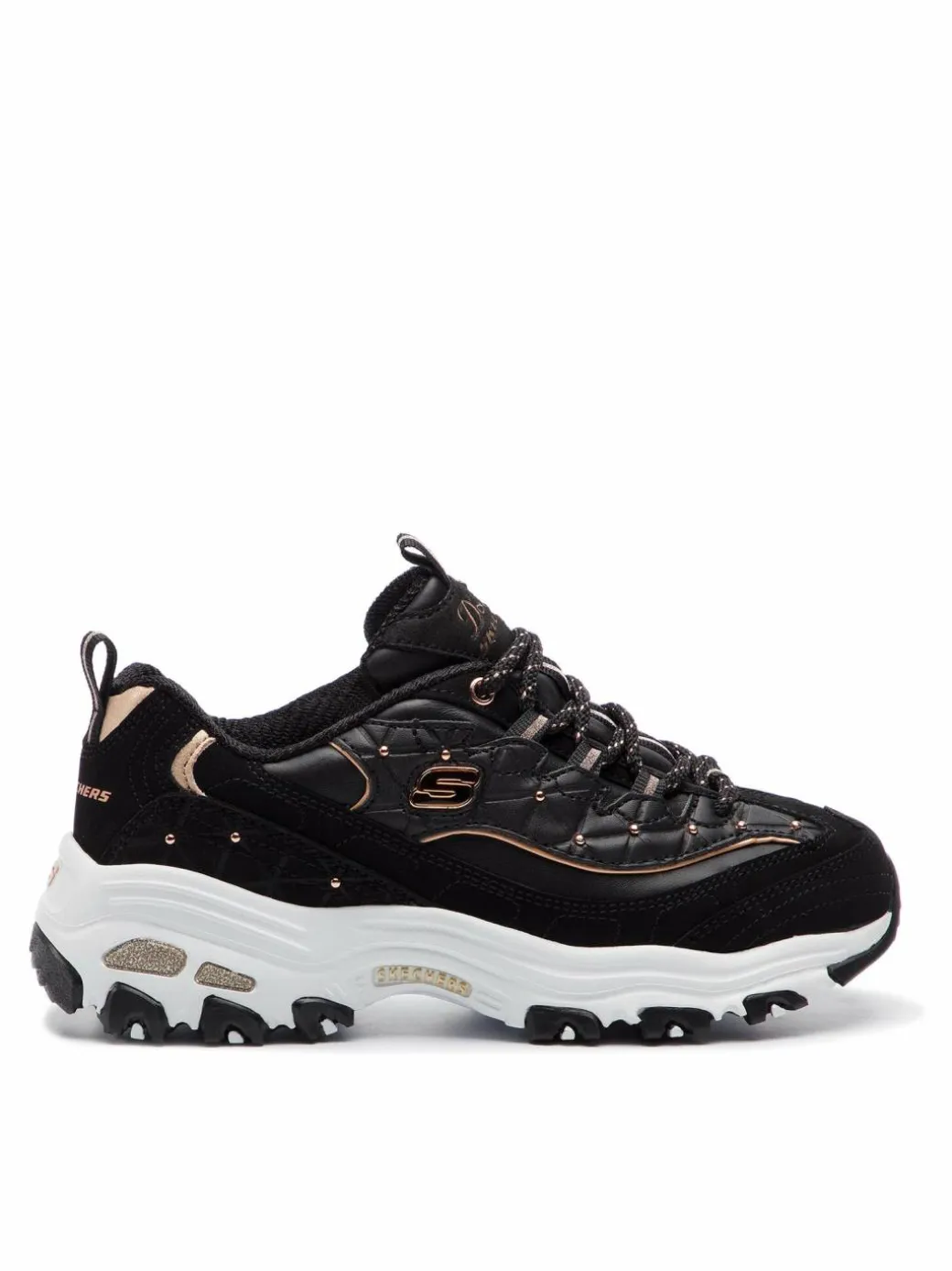 Sneakers D'lites Glamour Feels 13087/BKRG Nero