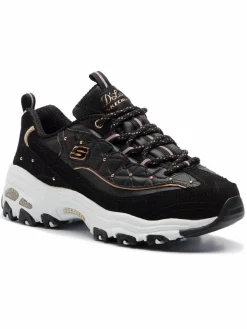 Sneakers D'lites Glamour Feels 13087/BKRG Nero