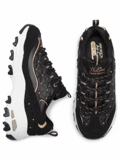 Sneakers D'lites Glamour Feels 13087/BKRG Nero