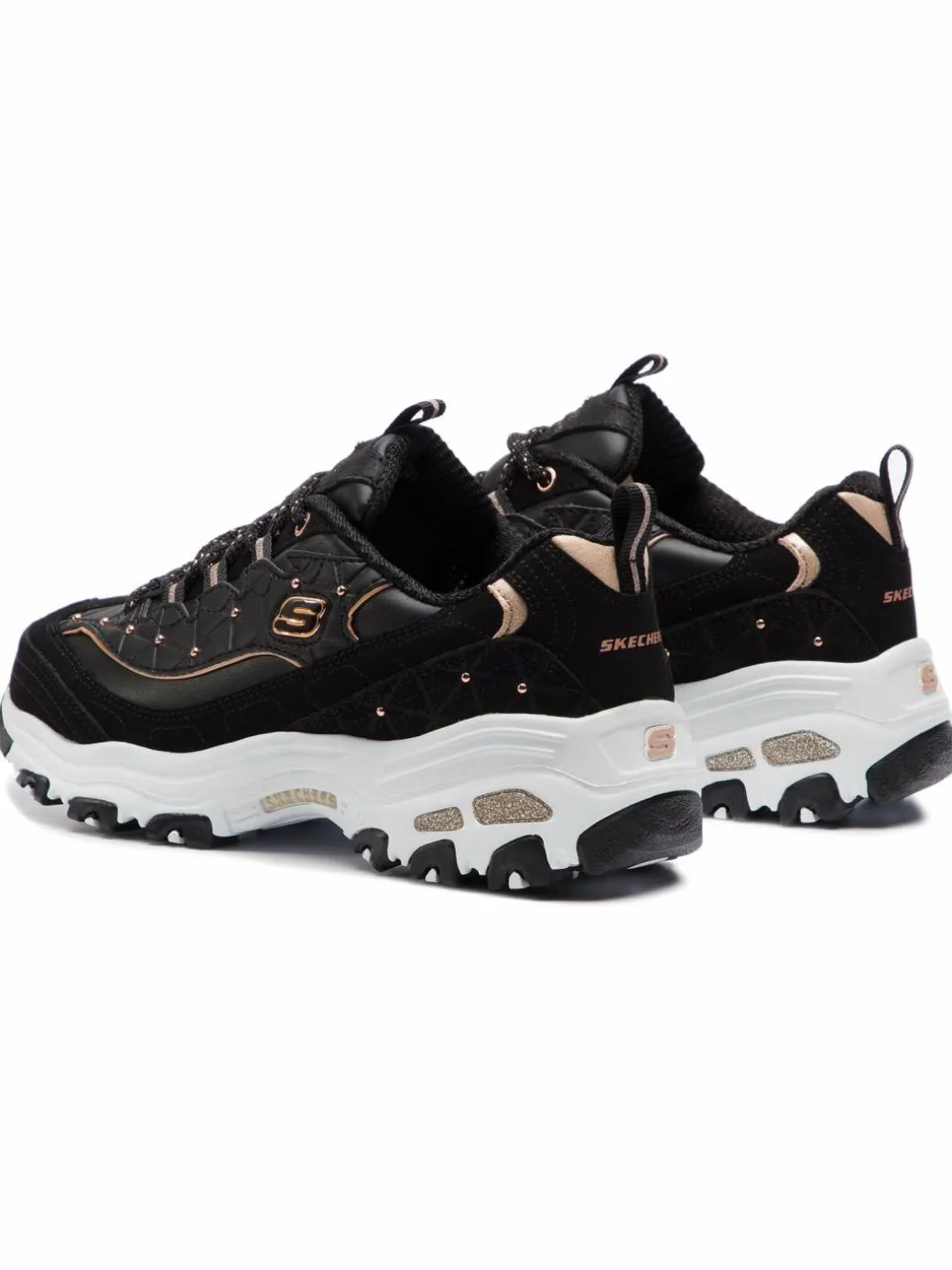 Sneakers D'lites Glamour Feels 13087/BKRG Nero