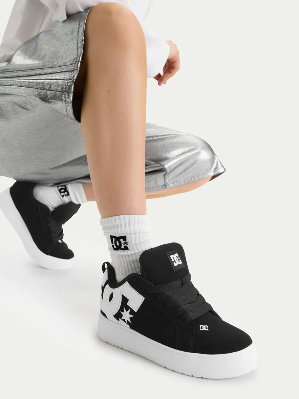 Sneakers EO-COURT GRAFFIK PLATFORM DC02422004 Nero