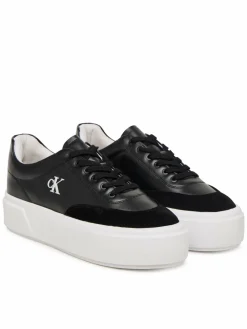 Sneakers Flatform Lace Up Tcap Lth-Su HW0HW03438 Nero