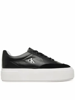 Sneakers Flatform Lace Up Tcap Lth-Su HW0HW03438 Nero
