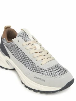 Sneakers Hike Runner Lace Up Techmix YW0YW02030 Beige