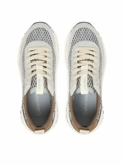 Sneakers Hike Runner Lace Up Techmix YW0YW02030 Beige