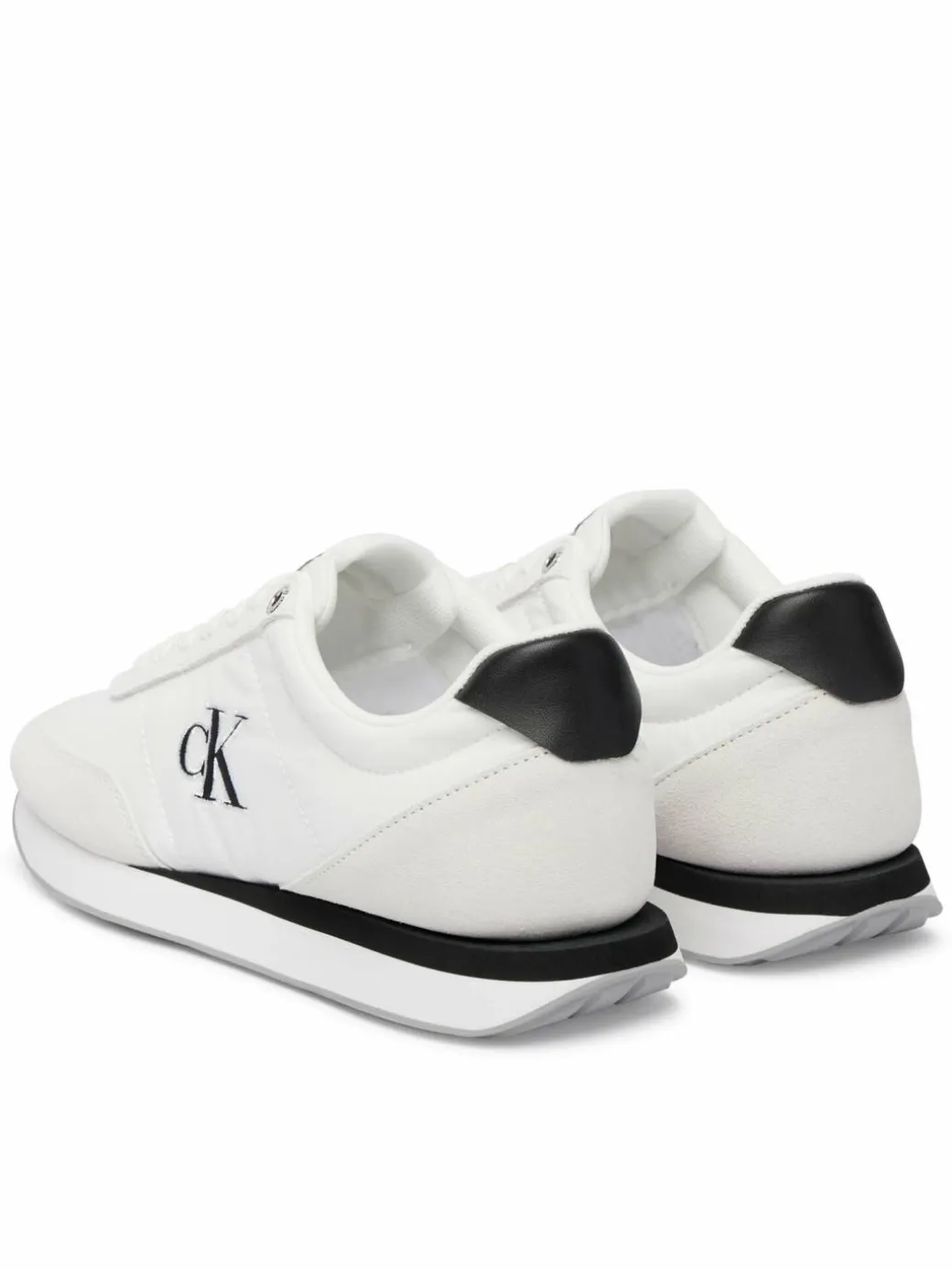 Sneakers Retro Runner Ess Mix Mat Wmn YW0YW01990 Bianco