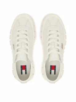 Sneakers Tjw Platform Sneaker Leather Lc EN0EN03165 Bianco