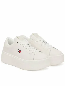 Sneakers Tjw Script Cupsole Flatform EN0EN02961 Bianco
